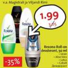 Allahindlus - Rexona Roll-on
deodorant