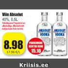 Allahindlus - Viin Absolut