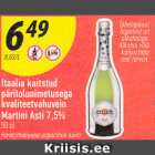 Allahindlus - Itaalia kaitstud
päritolunimetusega
kvaliteetvahuvein
Martini Asti 7,5%
50 cl