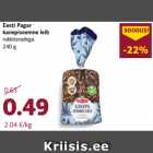 Allahindlus - Eesti Pagar
kanepiseemne leib
rukkiteradega
240 g