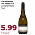 Allahindlus - Uus-Meremaa
Two Peaks vein
Sauvignon Blanc
75 cl