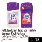Pulkdeodorant Lilac või Fresh & Essence Ciil Fantasy