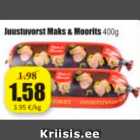 Allahindlus - Juustuvorst Maks & Moorits 400 g