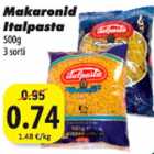 Allahindlus - Makaronid Italpasta 500g 