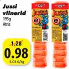 Allahindlus - Jussi viinerid 195 g