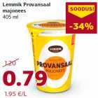 Allahindlus - Lemmik Provansaal
majonees
405 ml