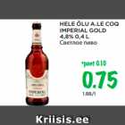 HELE ÕLU A.LE COQ
IMPERIAL GOLD
4,8% 0,4 L