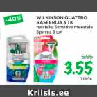 Allahindlus - WILKINSON QUATTRO
RASEERIJA 3 TK