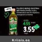 Allahindlus - FILIPPO BERIO EKSTRANEITSIOLIIVIÕLI
0,5 L