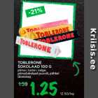 Allahindlus - TOBLERONE
ŠOKOLAAD 100 G