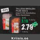 Allahindlus - TALLEGG BROILERIFILEE
500 G