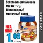 Allahindlus - Šokolaadi-piimakreem
Mix Fix 350g 