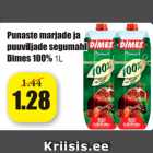 Allahindlus - Punaste marjade ja puuviljade segumahl Dimes 100% 1 l