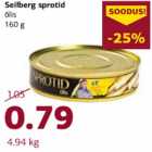 Allahindlus - Seilberg sprotid õlis 160 g