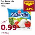 Allahindlus - Zott Zottarella mozzarella 125 g