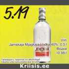 Viin Jamskaja Mjagkaja Vodka 40%, 0,5 l