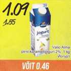 Allahindlus - Valio Alma pirni-karamellijogurt 2%, 1 kg