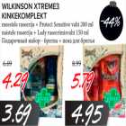 Allahindlus - Wilkinson Xtreme3 kinkekomplekt meestele raseerija+Protect Sensitive vaht