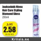 Allahindlus - Juukselakk Nivea Hair Care Styling Diamond Gloss 250 ml