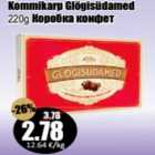 Kommikarp Glögisüdamed 220 g 