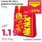 Allahindlus - Lorenz Nic Nacs
pähklid krõbekattega
125 g