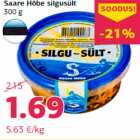 Allahindlus - Saare Hõbe silgusült
300 g