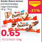 Allahindlus - Kinder Bueno batoon