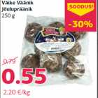 Allahindlus - Väike Väänik
Jõulupräänik
250 g