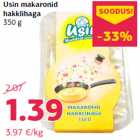 Allahindlus - Usin makaronid
hakklihaga
350 g