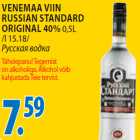 Allahindlus - Venemaa viin Russian Standard Original