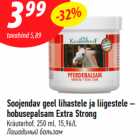 Soojendav geel lihastele ja liigestele –
hobusepalsam Extra Strong