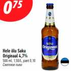 Hele õlu Saku
Originaal 4,7%