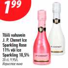 Allahindlus - Tšiili vahuvein
J. P. Chenet Ice
Sparkling Rose
11% või Ice
Sparkling 10,5%