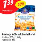 Kuldne ja krõbe sakiline friikartul