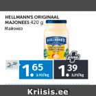 HELLMANN'S ORIGINAAL 
MAJONEES 
420 g