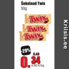 Allahindlus - Šokolaad Twix 50 g