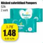 Niisked salvrätikud Pampers 