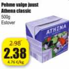 Pehme valge juust Athena classic