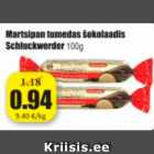 Allahindlus - Martsipan tumedas šokolaadis Schluckwerder 100 g