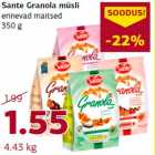 Allahindlus - Sante Granola müsli