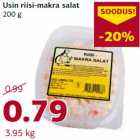 Allahindlus - Usin riisi-makra salat
200 g