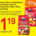 Allahindlus - Santa Maria maisikrõpsud küüslaugu-ürdi või hapukoore-BBQ, 200 g