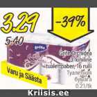 Allahindlus - Grite Orchidea 3-kihiline tualettpaber, 16 rulli