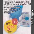 Allahindlus - Filterkann Aquaphor Time või filterelement Maxfor, 2 tk