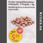 Allahindlus - Dražee maapähkel piimašokolaadis, V.Pergale, 1 kg