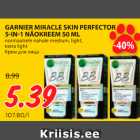 Allahindlus - GARNIER MIRACLE SKIN PERFECTOR
5-IN-1 NÄOKREEM 50 ML