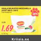 Allahindlus - VIGALA DELIKATESS MOZZARELLA
JUUST