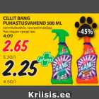 Allahindlus - CILLIT BANG
PUHASTUSVAHEND 500 ML