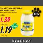 Allahindlus - SALVEST KLASSIKALINE
MAJONEES 490 G