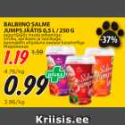 Allahindlus - BALBIINO SALME
JUMPS JÄÄTIS 0,5 L / 250 G